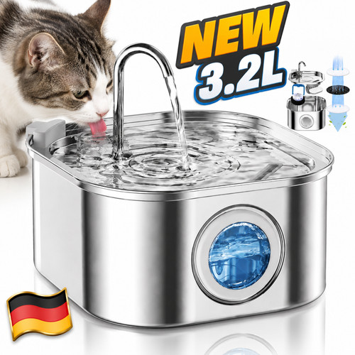 Edelstahl wasserspender 2l - edelstahl,
