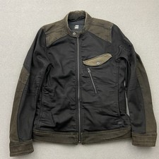 G-Star Jacke Herren M Schwarz Braun Biker