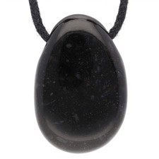 Onyx schwarz tropfenanhänger - onyx,
