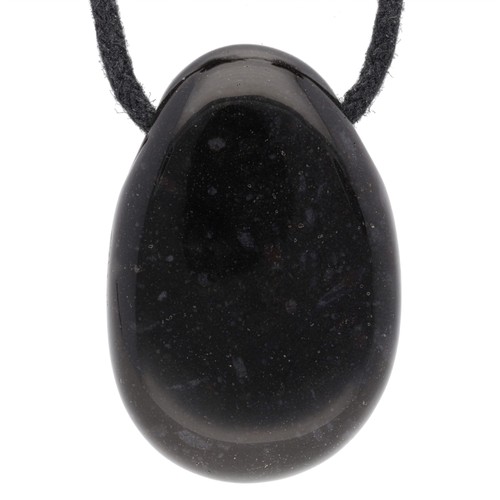 Onyx schwarz tropfenanhänger - onyx,