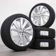 Sommerräder 17 Zoll Skoda Fabia 4 PJ Original Alu-Felgen Riegel Sommerreifen