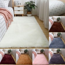 Hochflor Teppich Wohnzimmer Fellteppich Kunstfell Shaggy Flauschig Teppiche 