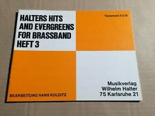 HALTERS HITS + EVERGREENS for BRASSBAND - Heft 3 - TENORHORN II in B - NOTEN 