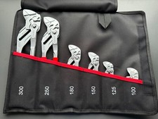 Knipex Zangenschlüssel Set 6-tlg. in Rolltasche xs 100 - 300 mm 6-tlg.