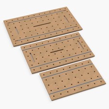 Lochrasterplatte mdf nut - mdf, t-nut