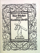 Vier Bücher von der Nachfolge Christi Kempen, Thomas von: