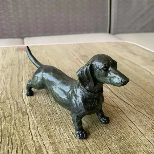 Garten skulptur hund dackel - hund,