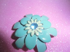 Blume@Email -Brosche @türkis