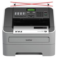 Brother Fax-2840 Faxgerät mit 839 gedruckten Seiten ohne Eingabefach Ablage