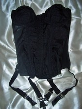 RARITÄT Vintage TRIUMPH Ballett Perlon Straps Corsage Torselett Gr 66 neu  (u32)