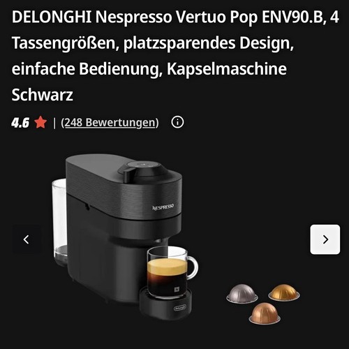 Nespresso vertuo pop - nespresso,