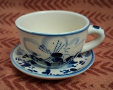 Blue Delft Tasse Und Untertasse