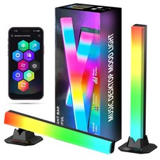 2-er LED Lightbar TV Hintergrundbeleuchtung RGB Gaming Lampe Ambiente USB Licht