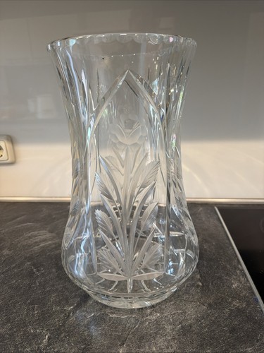 Große massive kristallvase - massive, 36