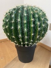 XXL Kugel Kaktus Künstlich Kunst Pflanze Deko Impressionen Terrasse Übertopf 