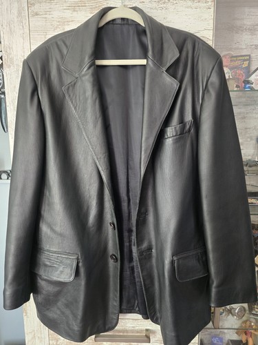 Herren ledersakko schwarz - herren,