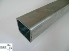Stahl Kantrohr Profilrohr VERZINKT  Stahlrohr Konstruktionsrohr Länge wählbar