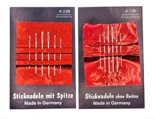 Sticknadeln mit - ohne Spitze