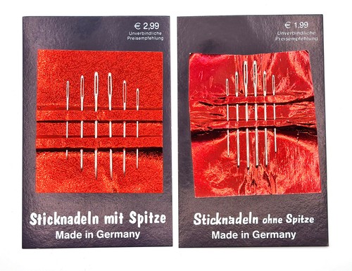 Sticknadeln mit ohne spitze - mit,
