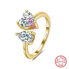 Neu S925 Sterling Silber Open