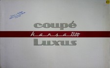 276668) Goliath Hansa 1100 Coupe Prospekt 196?