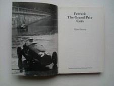 FERRARI, The Grand Prix Cars. Buch in Englisch