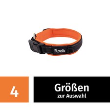 Floxik Hundehalsband verstellbar weiches anti-zug Halsband für Hunde mit neopren