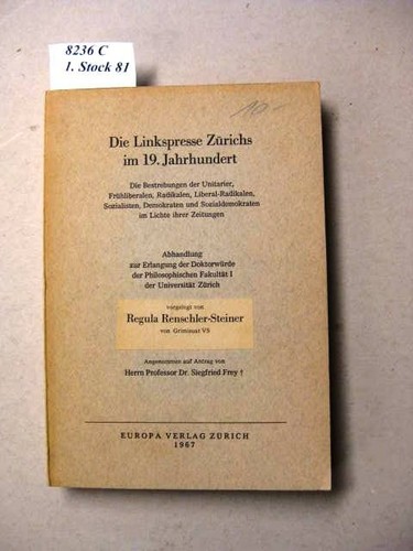 Die linkspresse zürichs - die, im