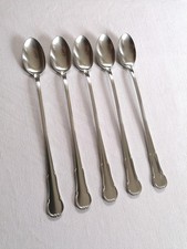 WMF 3200 Barock Cromargan 5x Eislöffel 21,8 cm Latte Macchiato 