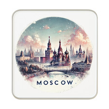 Moskau, Russland Kühlschrankmagnet: Niedliches handgefertigtes Reise-Souvenir...