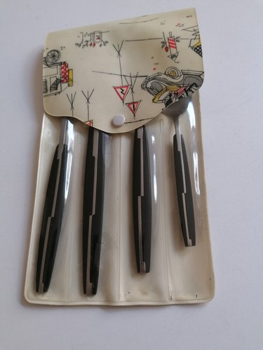 50er jahre camping besteck set - 50er,