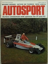 AUTOSPORT Magazine 7 Mar 1974