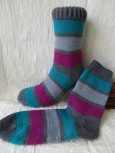 Wollsocken handgestrickt