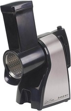 BEPER BP.400 elektrischer Gemüsehobel aus Stahl mit 3 Aufsätzen, Julienne Reibe