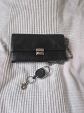 Kellnergeldbörse Leder mit Kette und Schlüsselangänger