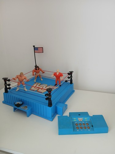 Hasbro wwf wrestling ring mit - ring,