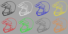 Aufkleber Helm m. Wunschname Motocross Cross Trial Enduro Motorrad Auto etc.