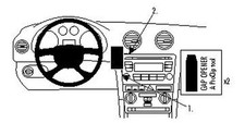 Brodit ProClip 853990 Montagekonsole für Audi A3 Baujahr 2007 - 2012