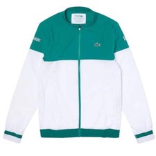 Lacoste Sportjacke Novak Djokovic Herren Weiß Grün