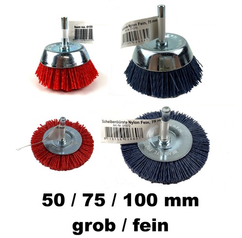 Nylon scheibenbürste - nylon,