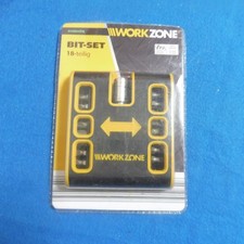 ?BIT-SET?WORKZONE - OVP - 18-TEILIG  Meisterwerkzeuge Gürtelclip Aufbewahrung