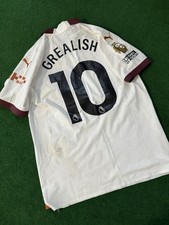 Orginal Grealish Premier League Matchworn Trikot ungewaschen mit Zertifikat