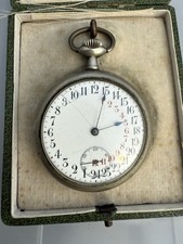 Antike Militär Taschenuhr 24H