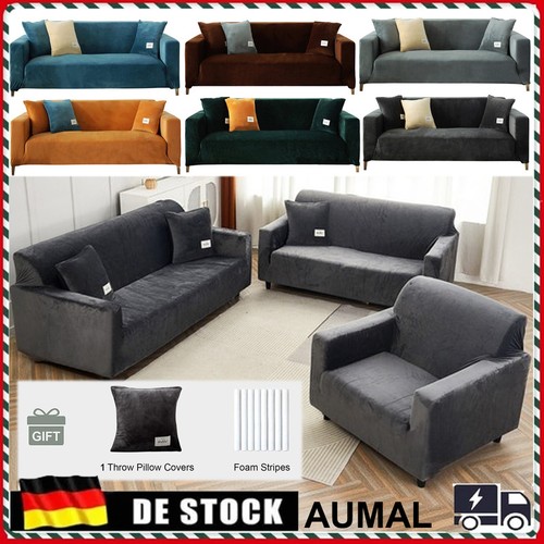 Sitzer sofabezug samt - 1/2/3/4,