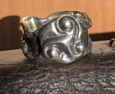 925 Silber Ring Triskel