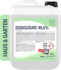 5L Essigsäure 49,5% Premium