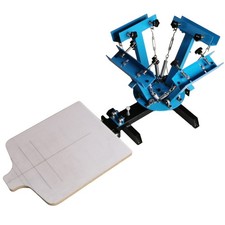 4 Farben 1 Station Siebdruck