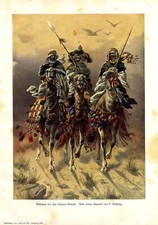 Beduinen vor Samum fliehend XL