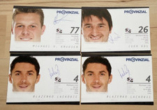 4 original signierte Autogrammkarten Ak Handball SG Flensburg-Handewitt 2005/06
