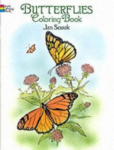 Butterflies coloring book - book, |